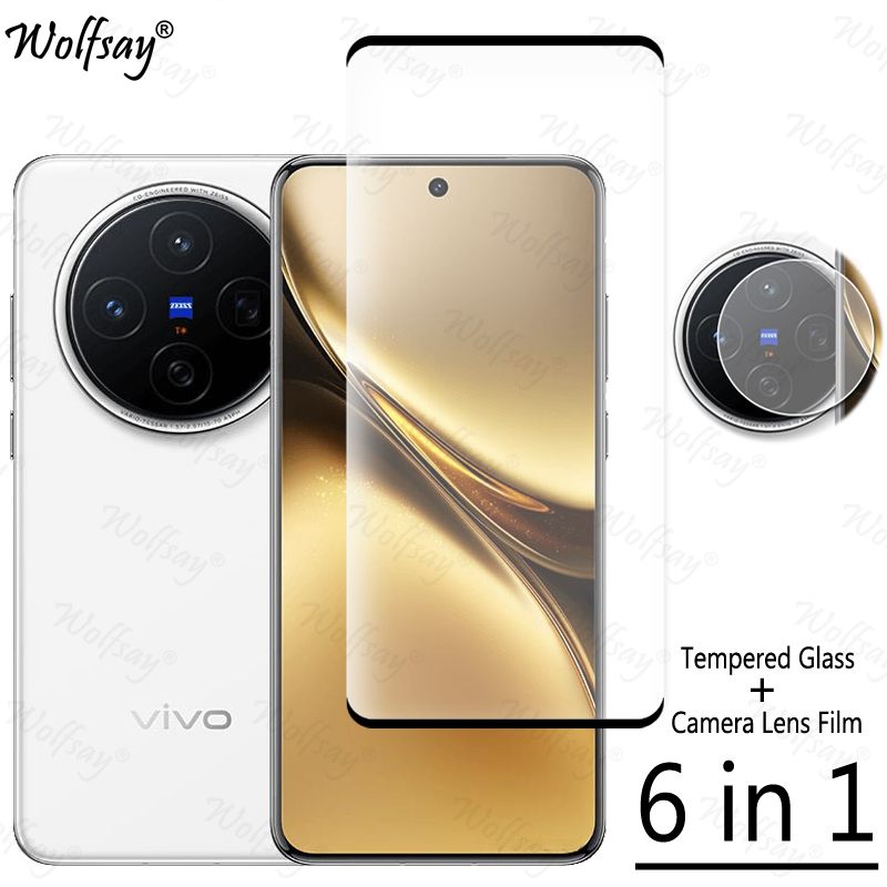 Vivo X200 - Полное закаленное стекло для Vivo X200
