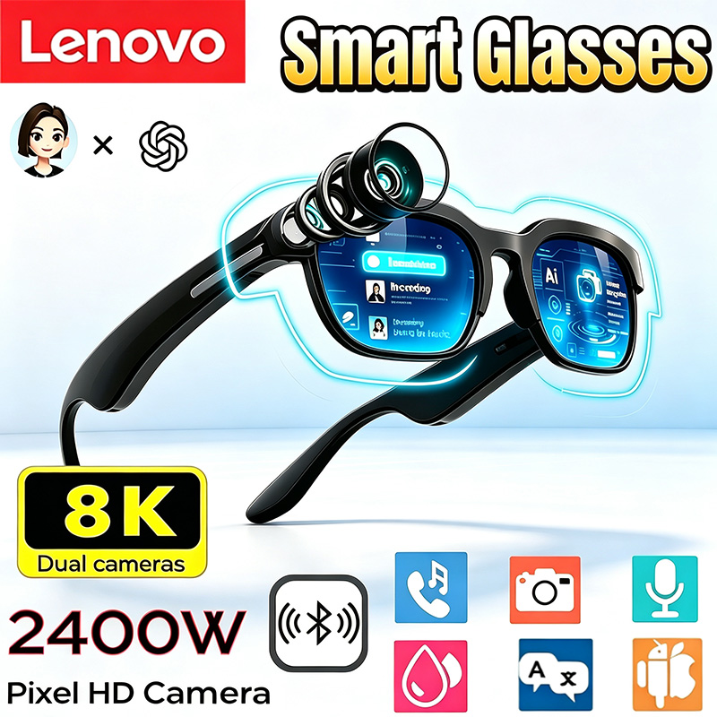 Smart Glasses Lens - Умные очки Lenovo с камерой 2400