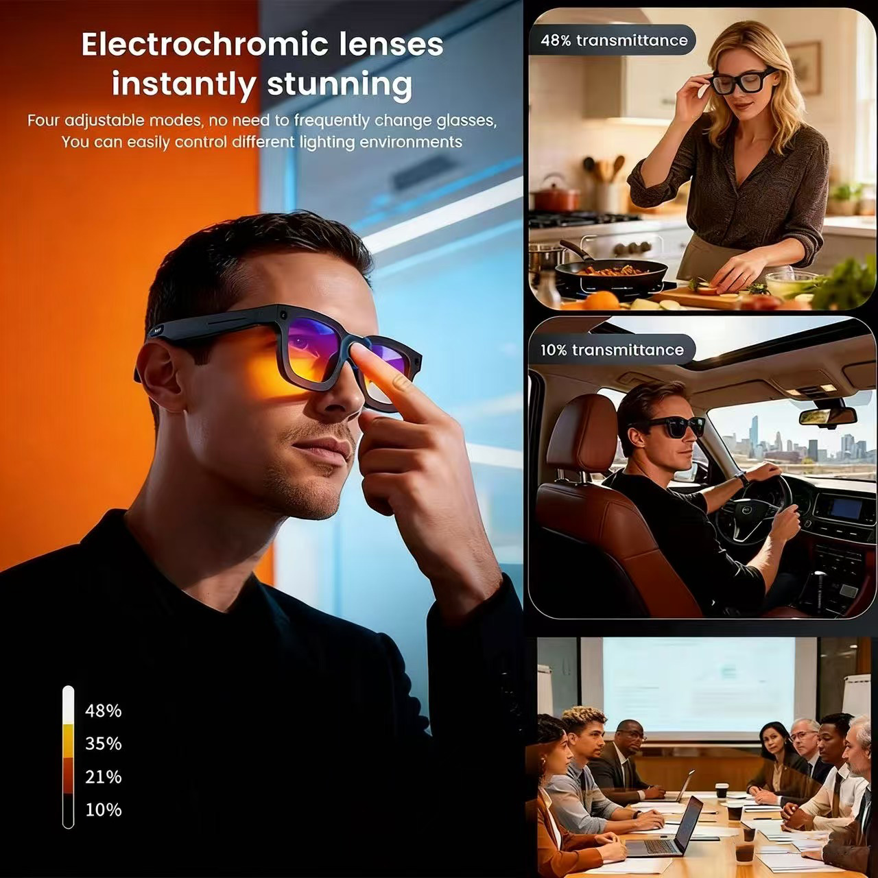 Smart Glasses Lens - Умные очки с ИИ 2026: голосовой