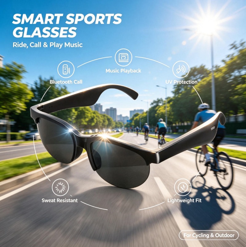 Умные очки с Bluetooth, функци – обзор и цена Smart Glasses Lens