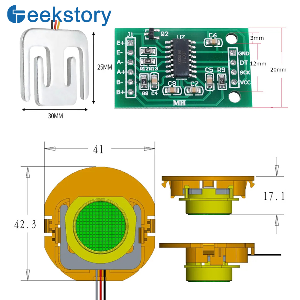 Тензодатчик 50 кг, датчик веса – обзор и цена Muscle Sensor Emg